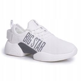 Sapatas esportivas femininas Big Star White FF274282 branco 1