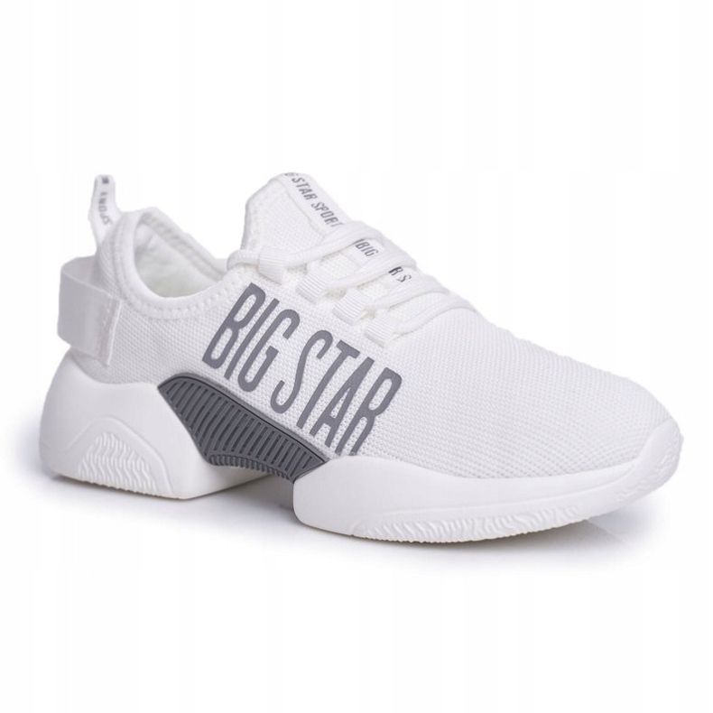 Sapatas esportivas femininas Big Star White FF274282 branco 1