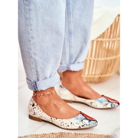 Bailarinas femininas Sergio Leone Red Snake BL611 Nemsis vermelho multicolorido 2