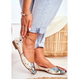 Bailarinas femininas Sergio Leone Red Snake BL611 Nemsis vermelho multicolorido 1