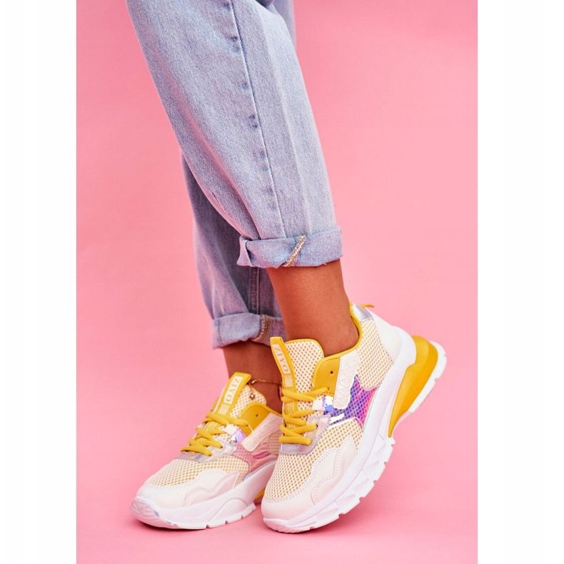 PS1 Calçados Esportivos Femininos Amarelo Sportivo 2