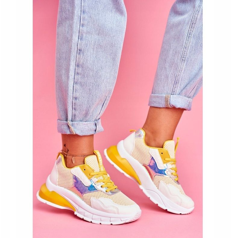 PS1 Calçados Esportivos Femininos Amarelo Sportivo 1