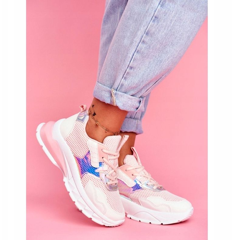 PS1 Calçados Esportivos Femininos Rosa Sportivo 1