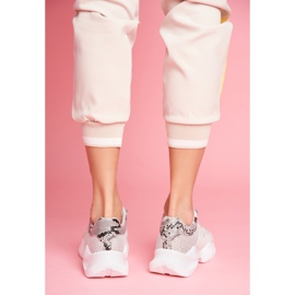 PS1 Calçados Esportivos Femininos Snake Grey Giselle cinza 1