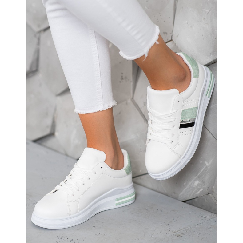 SHELOVET Tênis estilosos branco 1