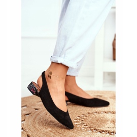 Mulheres Pumps Couro Slip-on Maciejka Miami Preto 04482-01 1