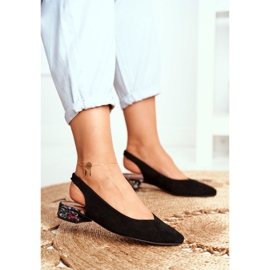 Mulheres Pumps Couro Slip-on Maciejka Miami Preto 04482-01 2