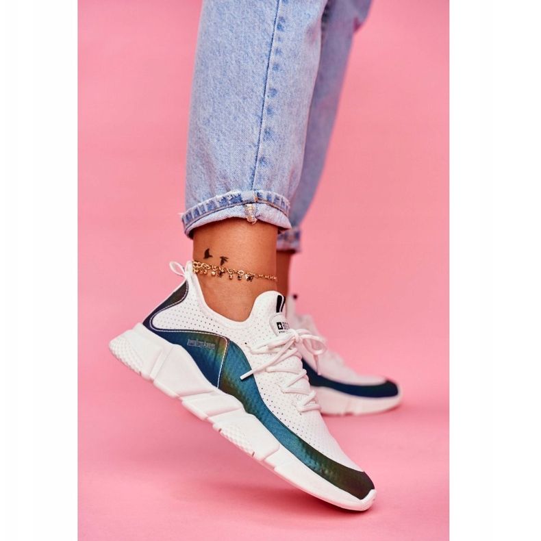 Sapatas esportivas femininas Big Star White FF274A052 branco 1