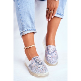 Maciejka couro maciejka feminino slip-ons branco 03512-46 multicolorido 1