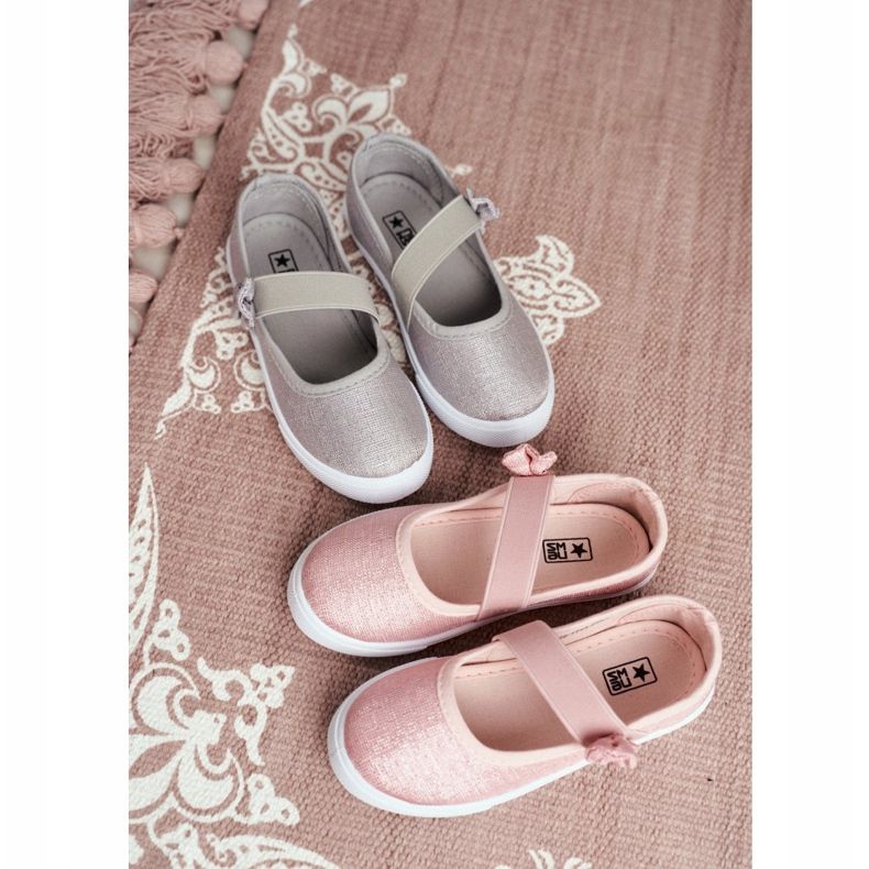 EVE Tênis de bailarina infantil Pink Bianka rosa 2