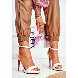 ADY Sandálias femininas de salto alto White Frenzy branco 1