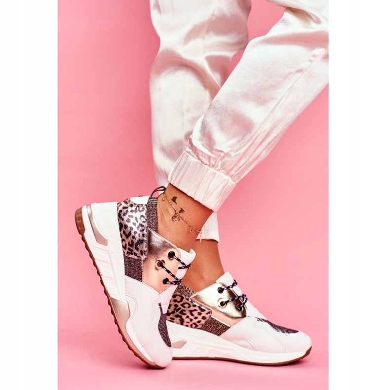 Moow Calçados Esportivos Femininos, Tênis, Ouro Branco Sempre multicolorido amarelo 2