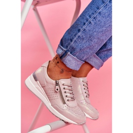 Vinceza Sapatos esportivos femininos, tênis bege FT20-8675 Better Way 1