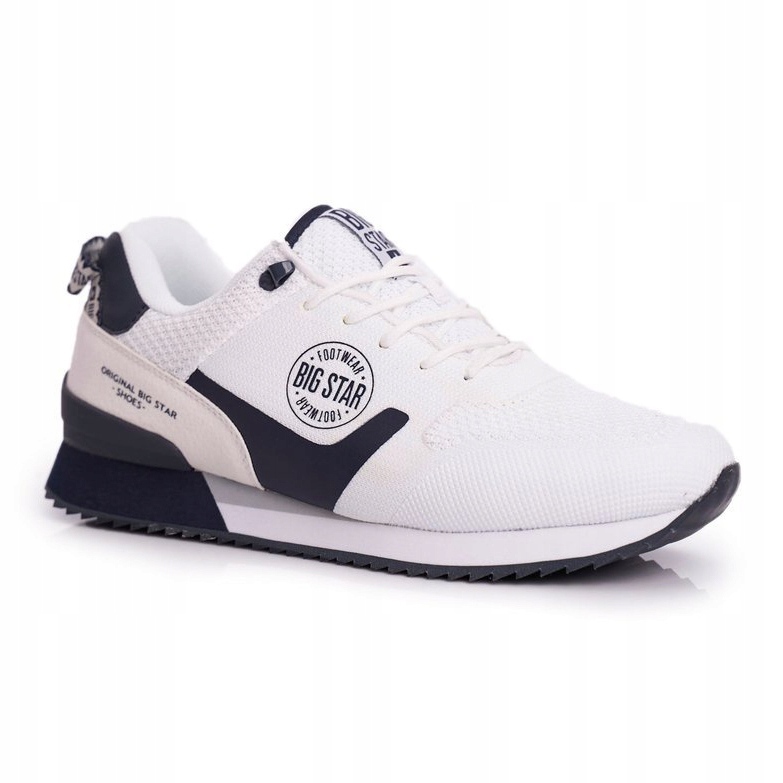 Sapatas esportivas masculinas Big Star Branco FF174204 1
