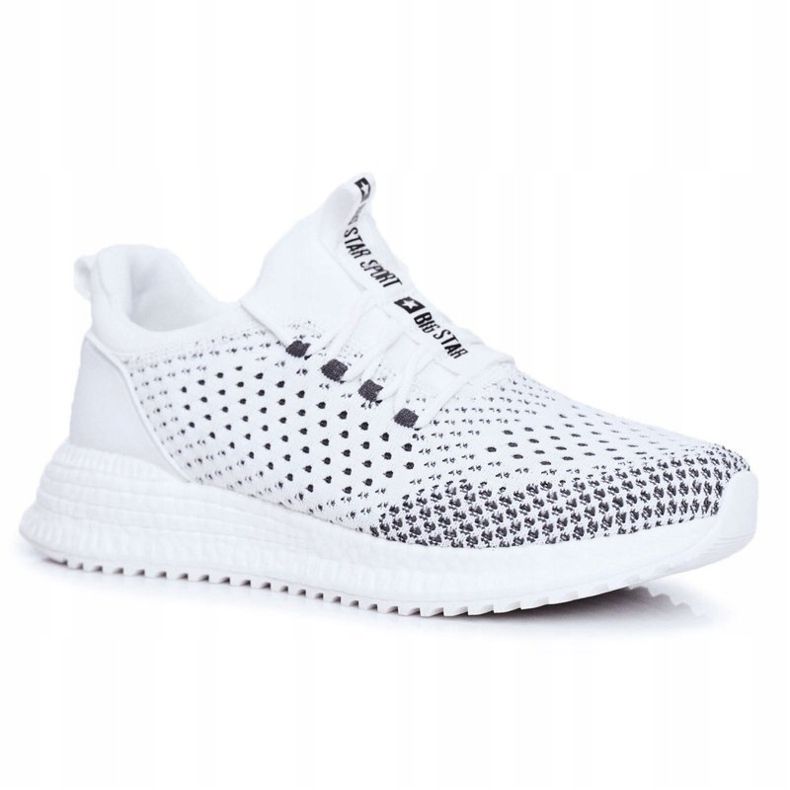 Sapatas esportivas masculinas Big Star White FF174242 branco 1