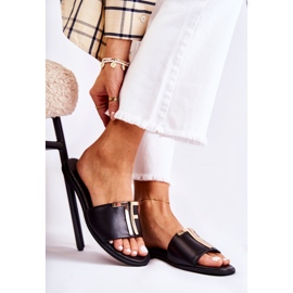 Chinelos Elegantes Femininos Preto Nicole Dilmah 1