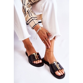 Chinelos Elegantes Femininos Preto Nicole Dilmah 2