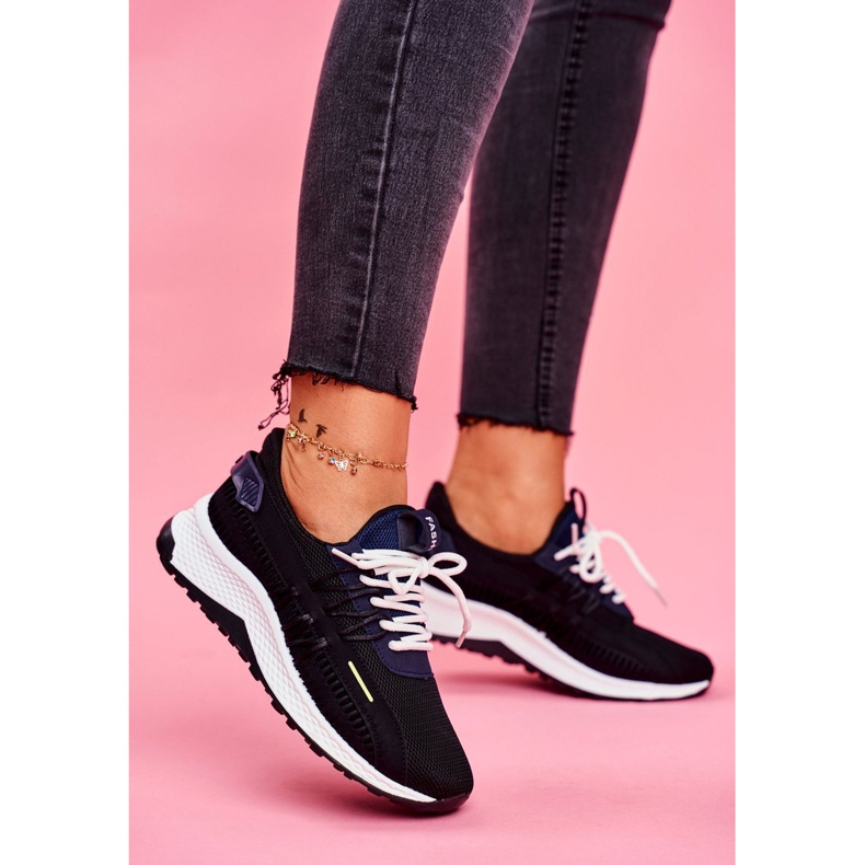 BUGO Calçados Esportivos Femininos Tênis Preto Pamela 1