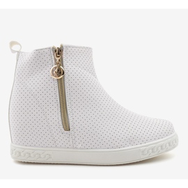 Botas de tornozelo de tênis branco A03 2