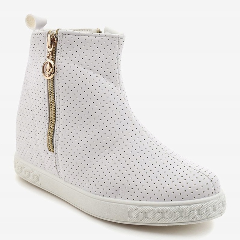 Botas de tornozelo de tênis branco A03 1 Botas de tornozelo de tênis branco A03 1