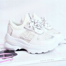 FRROCK Calçado desportivo infantil White Snake Matylda branco 1