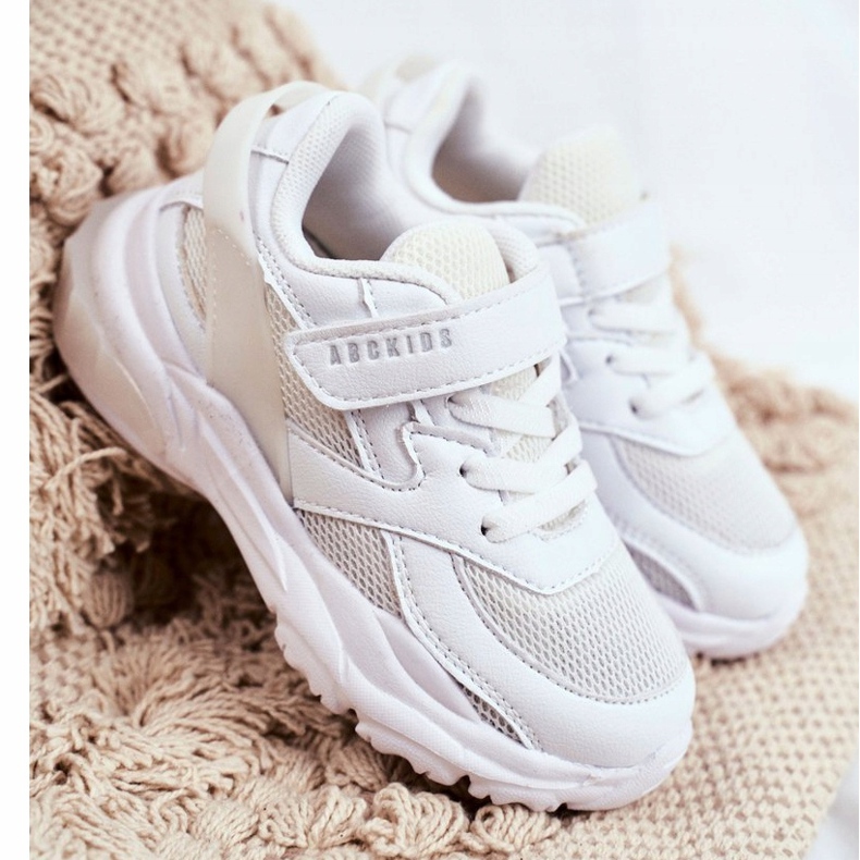 Calçado desportivo infantil branco Abckids B933204077 1