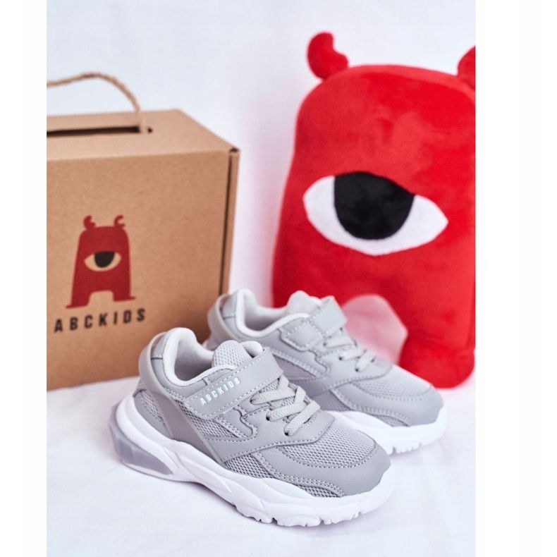 Calçados infantis esportivos cinza Abckids B933204077 1