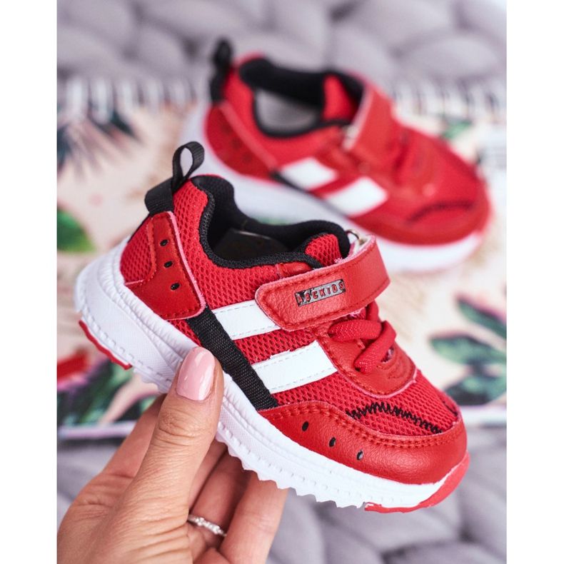 Sapatos esportivos infantis vermelhos ABCKIDS B933104083 2
