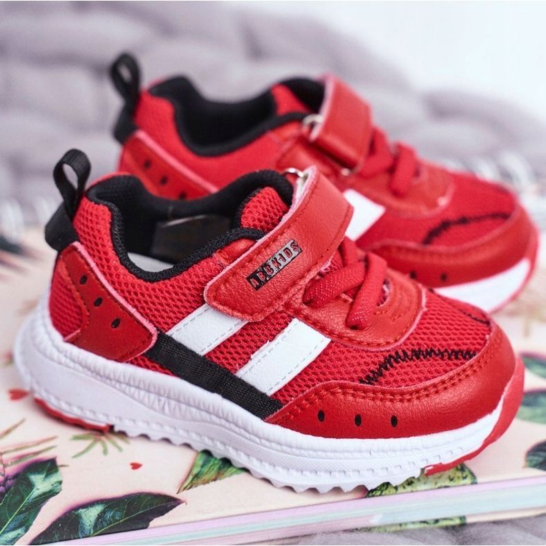 Sapatos esportivos infantis vermelhos ABCKIDS B933104083 1