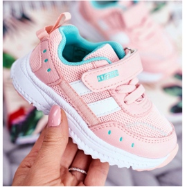 Sapatos esportivos infantis rosa ABCKIDS B933104083 2