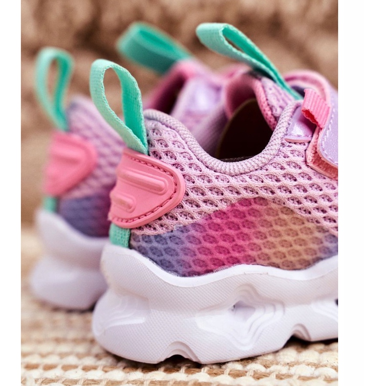 Calçados infantis esportivos brilhantes violeta ABCKIDS B011105220 roxo 2