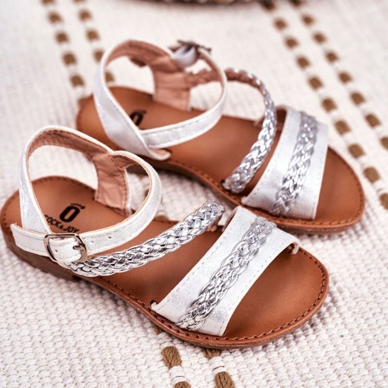 FRROCK Sandálias Kremo de Prata Infantil cinza 1