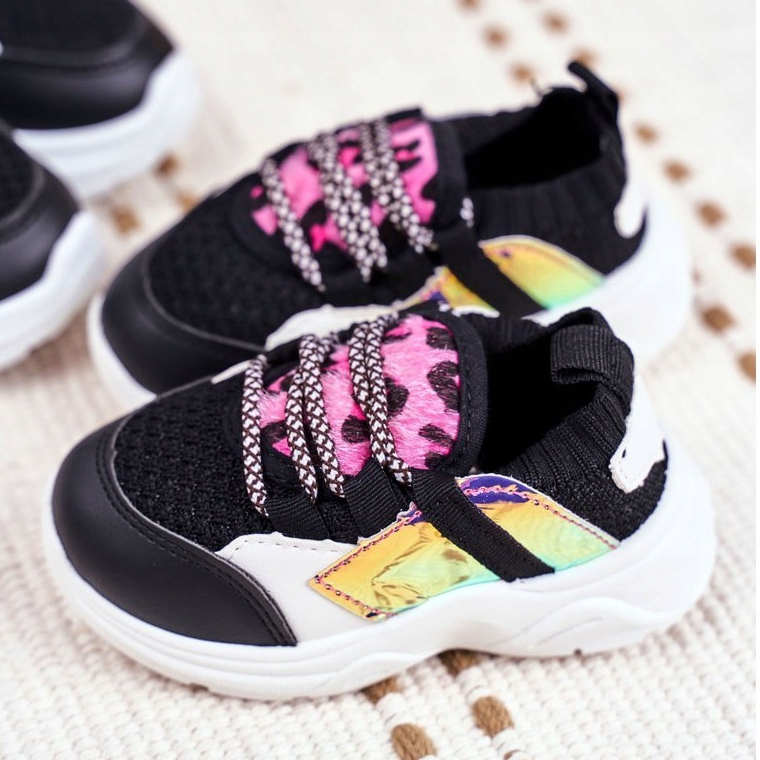 FRROCK Sapatos esportivos pretos Velma para crianças 1