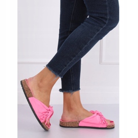 Chinelos femininos boho rosa CK136P Fushie 2