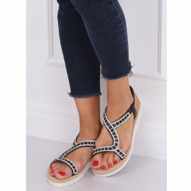 Sandálias femininas pretas HD-129 pretas preto 2