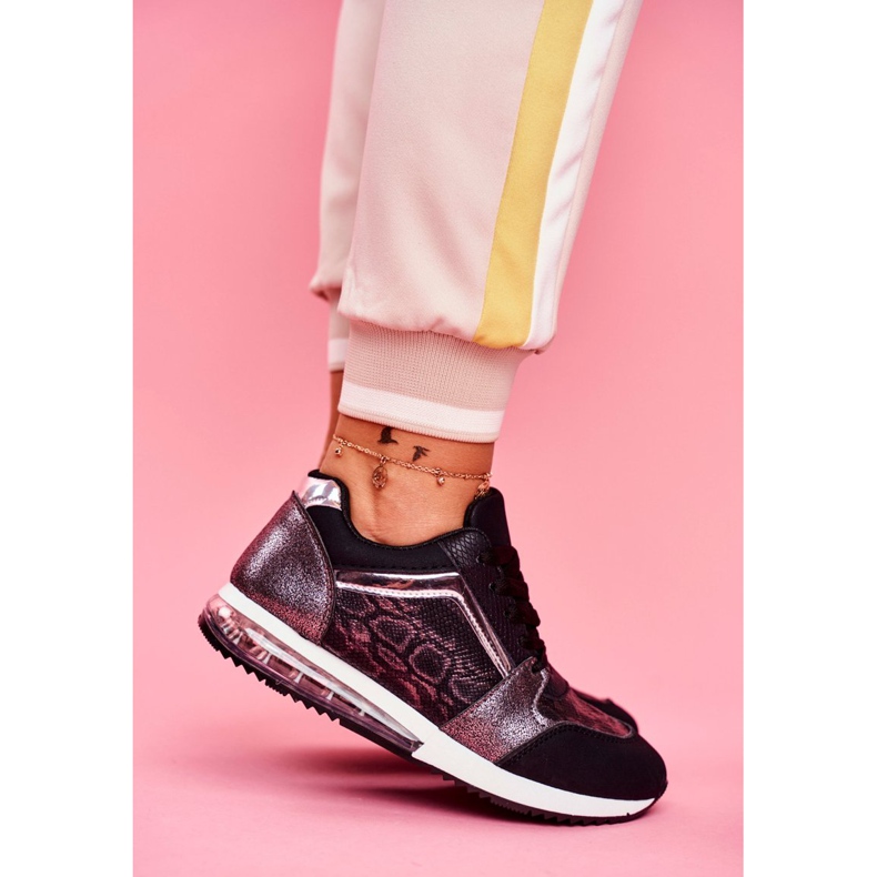 SEA Calçados Esportivos Femininos Tênis Preto Helly 2