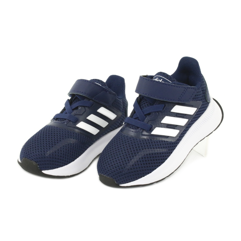 Tênis Adidas Runfalcon I Jr EG6153 branco azul marinho 3