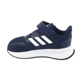 Tênis Adidas Runfalcon I Jr EG6153 branco azul marinho 2