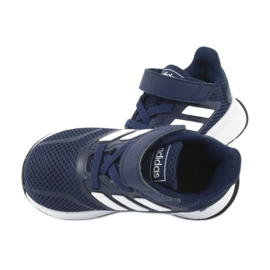 Tênis Adidas Runfalcon I Jr EG6153 branco azul marinho 5