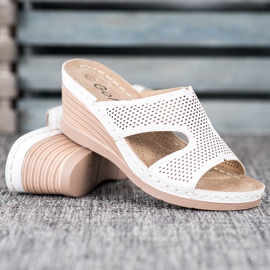 GOLL Chinelos Light Wedge branco 1