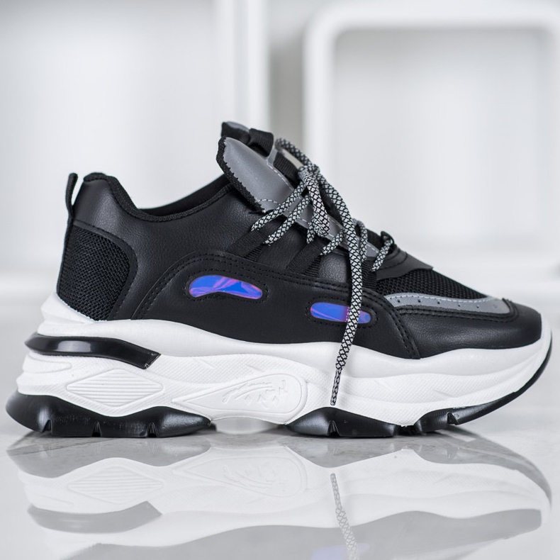 Small Swan Tênis esportivos preto 2