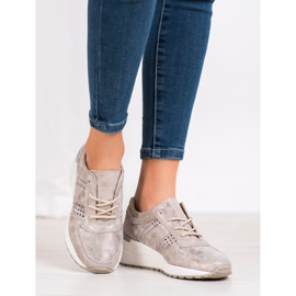 Filippo Tênis de couro cunha amarelo 1