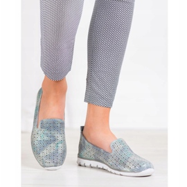 Filippo Senhores de couro na plataforma azul 1