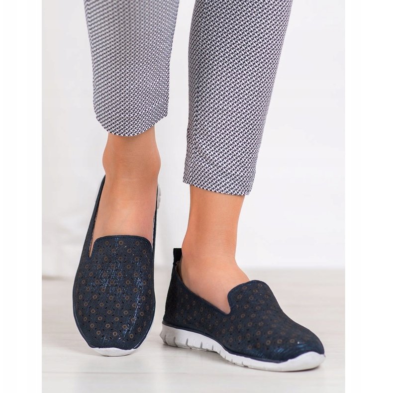 Filippo Senhores de couro na plataforma azul 1