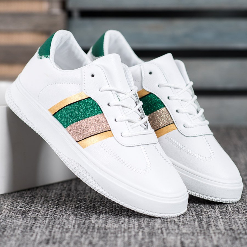 Small Swan Calçados Esportivos da Moda branco 1