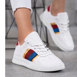 Small Swan Calçados Esportivos da Moda branco 1