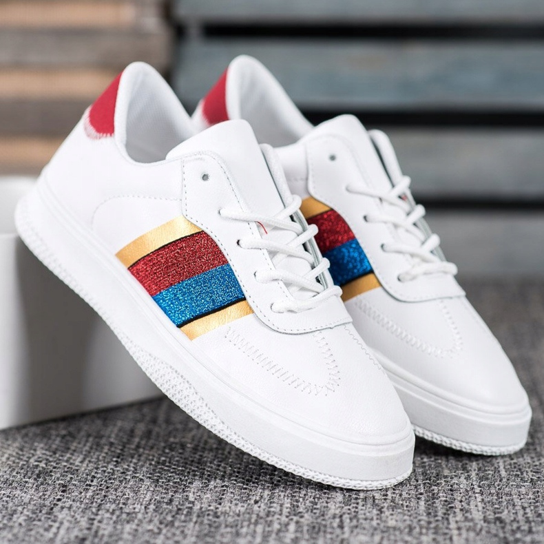 Small Swan Calçados Esportivos da Moda branco 2