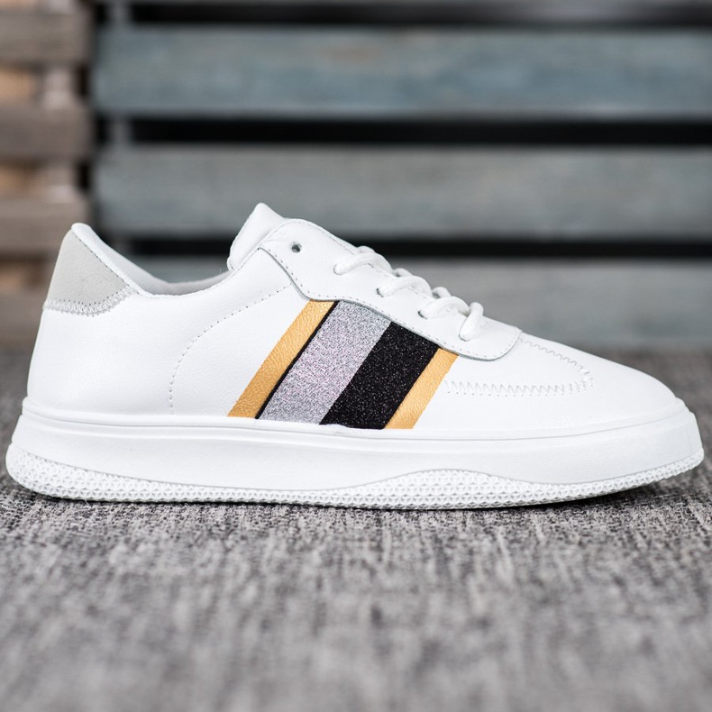 Small Swan Calçados Esportivos da Moda branco 2