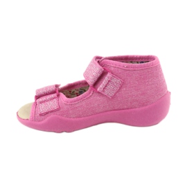 Calçado infantil amarelo Befado 342P011 rosa cinza 2