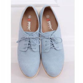 Mocassins azuis femininos T297 Azul 1